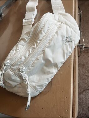 Aerie White Crossbody Belt Bag